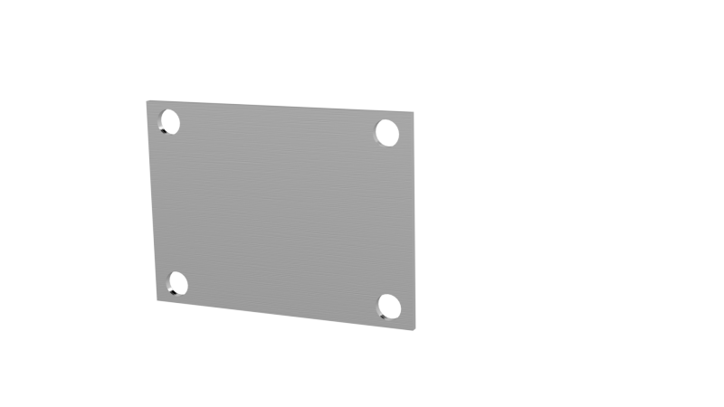 QTP 10338C Bolt-On QTEC Low Profile Cover Plate