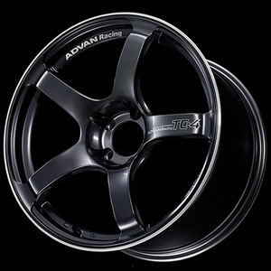 Advan YAD7D40AGMR TC4 17x6.5 / +40 Offset / 4x100 / 63mm Bore / Racing Gunmetallic and Ring