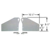 Moroso C4006 fits SBC & 90 Degree V6 Engines 2-Piece Front Motor Plate