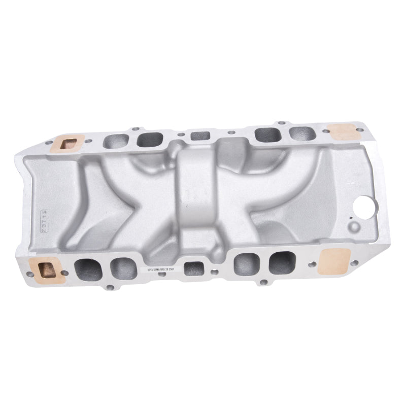 Edelbrock 2561 Manifold Marine RPM fits Chevy Big Block Oval Port w/ Brass