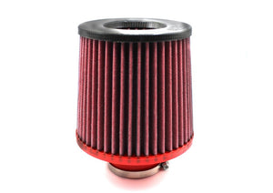 BMC FBTW60-140C Twin Air Universal Conical Filter w/Carbon Top - 60mm ID / 140m