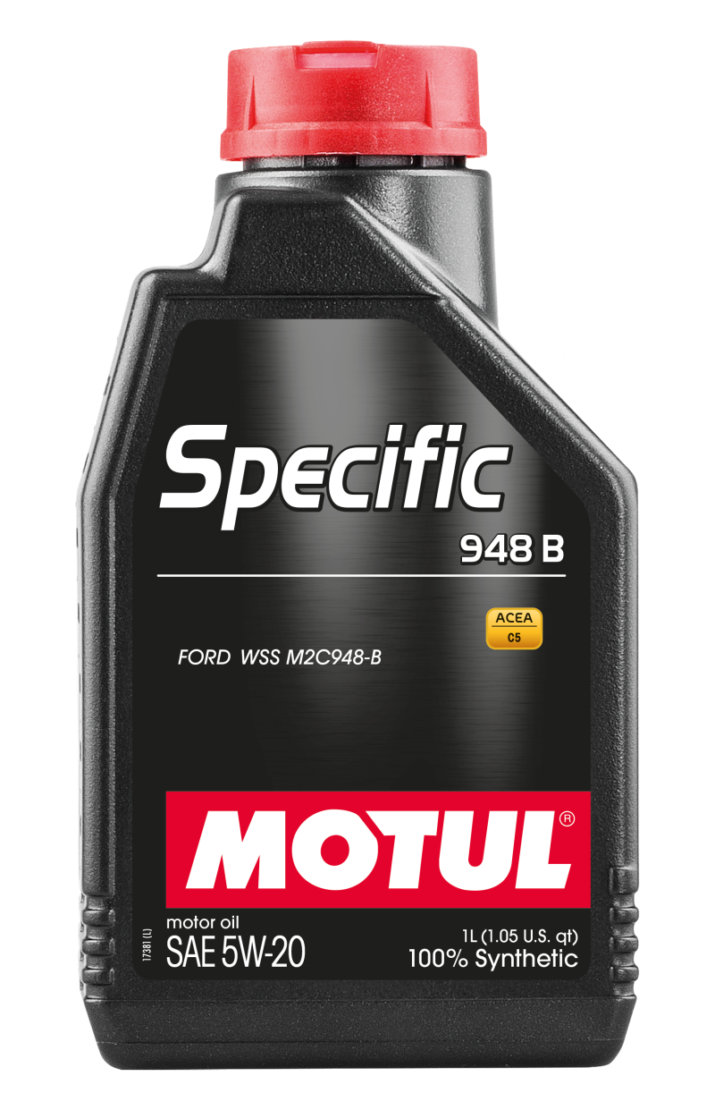 Motul 106317 1L OEM Synthetic Engine Oil SPECIFIC 948B - 5W20 - Acea A1/B1 fits Ford M2C 948B