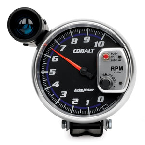 AutoMeter 6299 Autometer Cobalt 5 inch 10000 RPM Tachometer w/ Shift Light