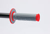 Renthal G163 fits MX Dual Compound Grips Tapered 1/2 Waffle - Grey/ Red