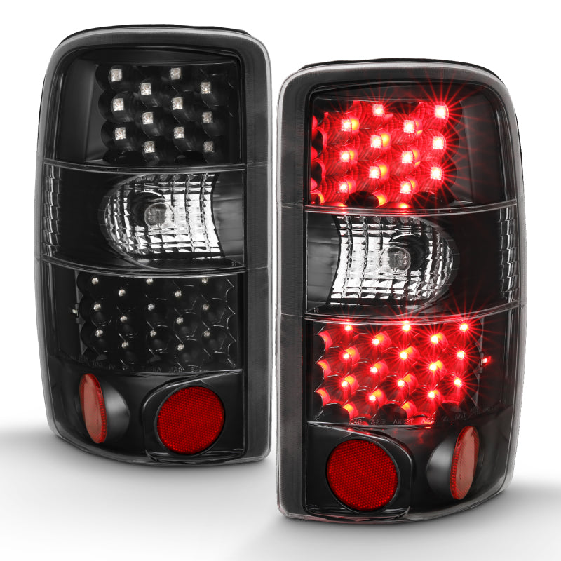 ANZO 311298 2006 fits Chevrolet 00-20 Tahoe Led Taillights Black/Clear