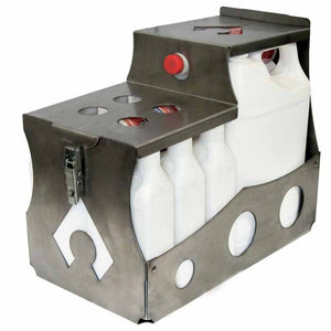 Artec Industries QC0102 Racing Quart Crate - 6 Qts Brake P/S 2 Gallons