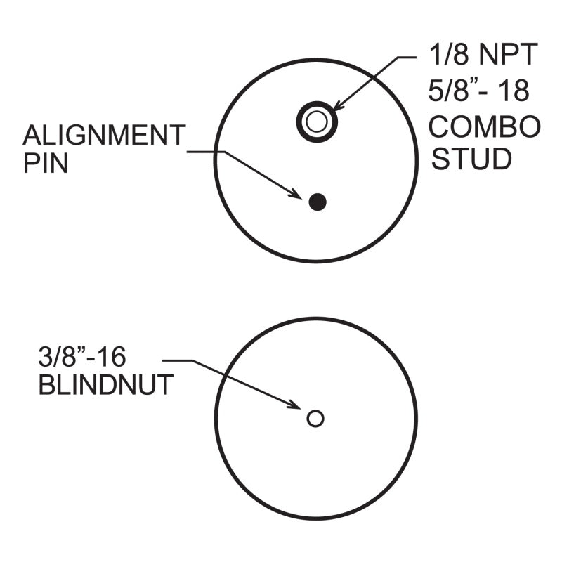 Firestone 6397 Ride-Rite Replacement Bellow 267C (For Kit PN 2361/2384/2430/2350/2458/2377) (W217606397)