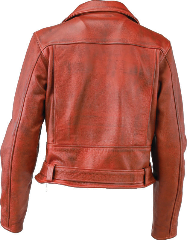 Kuryakyn 094393 Kuryakyn Leather By River Road Arabian Spice Leather Jacket Red Womens - Small