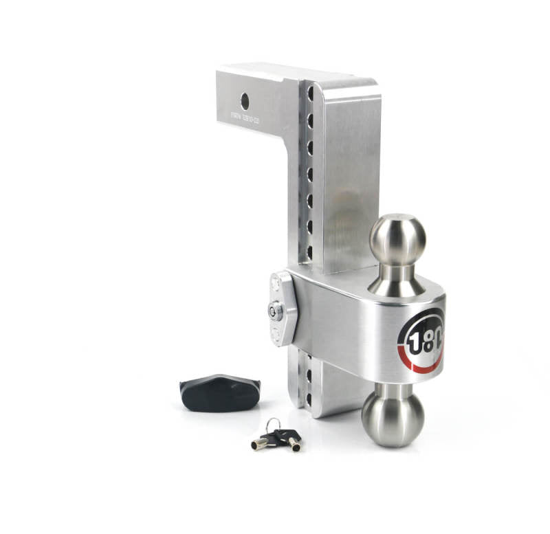 Weigh Safe LTB10-2.5 180 Hitch 10in Drop Hitch & 2.5in Shank (10K/18.5K GTWR) - Aluminum