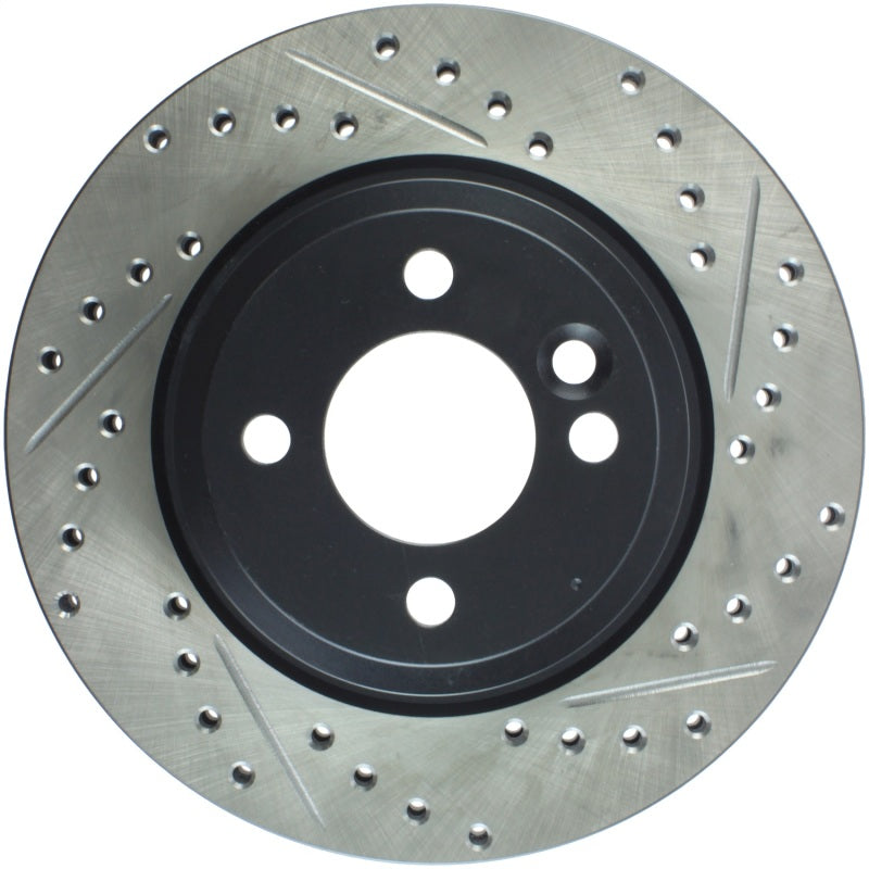 Stoptech 127.34067L 02-07 Mini Cooper/Cooper S Slotted & Drilled Left Front Rotor