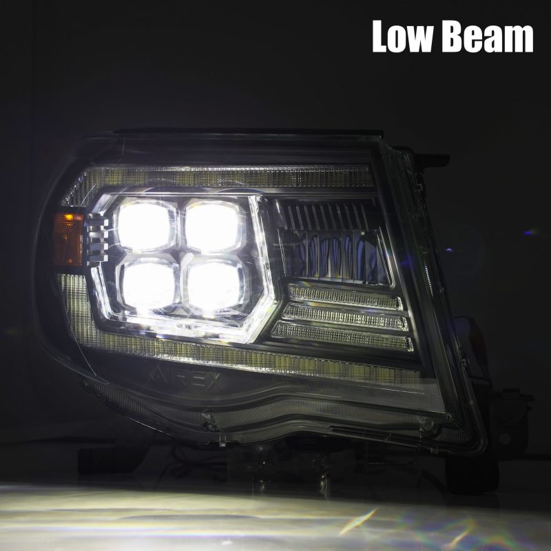 AlphaRex  880742 fits Toyota 05-11 Tacoma NOVA LED Projector Headlights Plank St