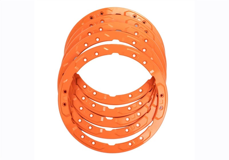 fits Ford Racing M-1021K-BLO 2021+ fits Ford Bronco Functional Bead Lock Ring Kit - Orange