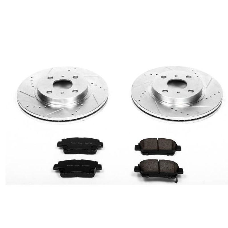 PowerStop K109 fits Scion 04-06 xA Front Z23 Evolution Sport Brake Kit