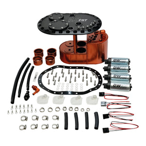 DeatschWerks 6-201-20FST 2.0L Staged Fuel Cell Surge Tank (Includes 4 DW200 Fue