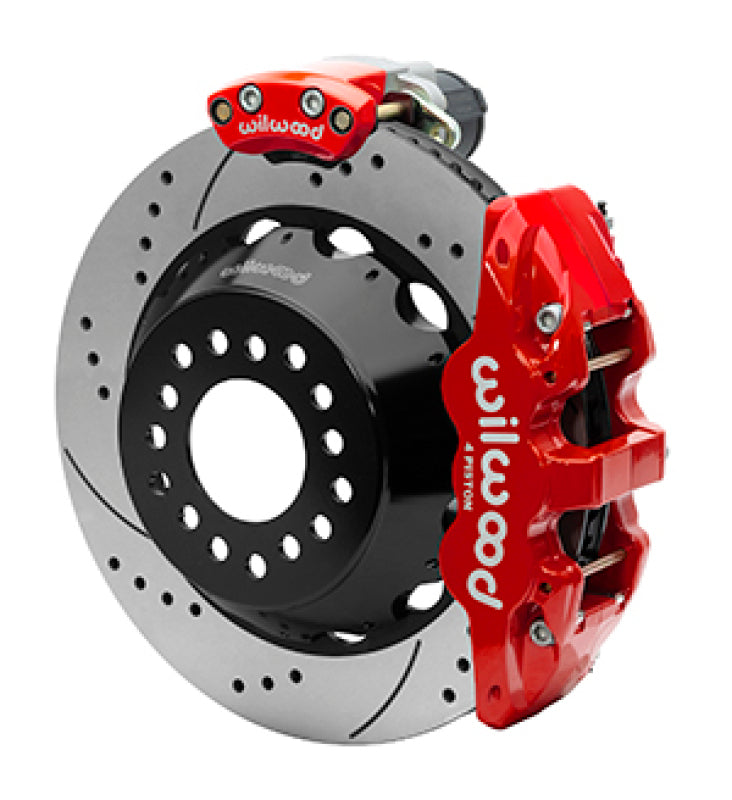 Wilwood 140-16167-DR EPB Rear Kit AERO4 12 Bolt 2.75 OffSet