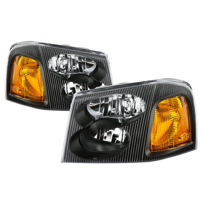 SPYDER 9042652 xTune 02-09 fits GMC Envoy OEM Style Headlights - Black