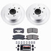 Power Stop 09-15 Mitsubishi Lancer Rear Z23 Coated Brake Kit