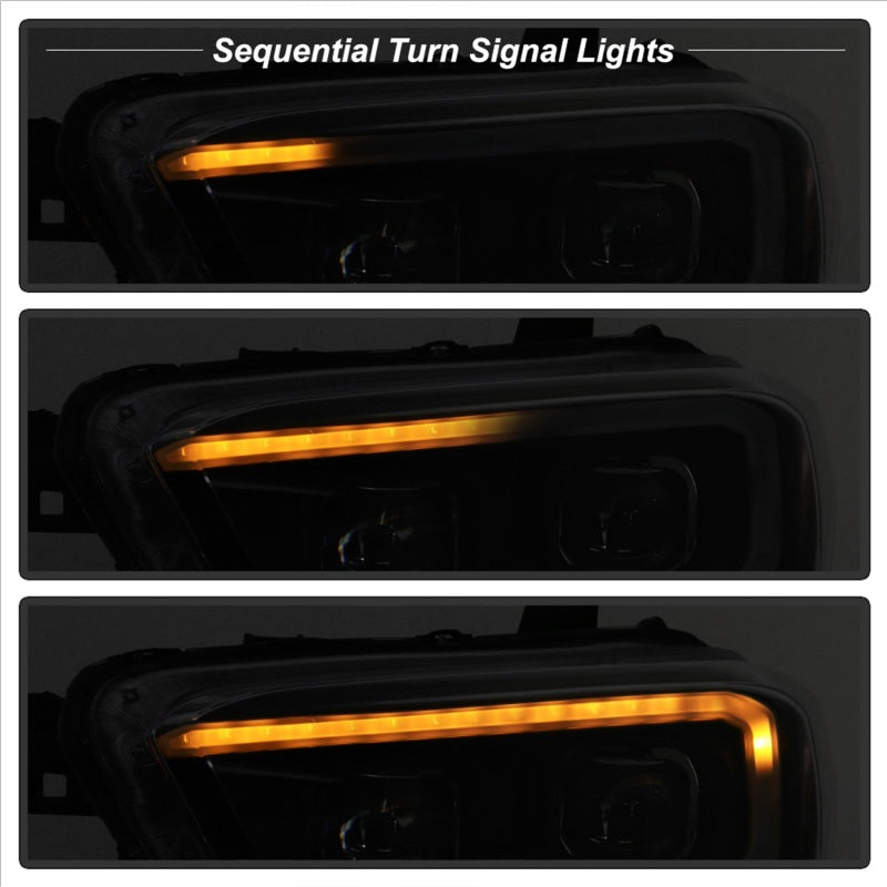 xTune 9042997 16-18 fits Toyota Tacoma SR/SR5 DRL Proj Headlights w/Turn Signal