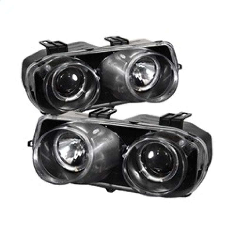 Spyder 5008671 fits Acura 94-97 Integra Projector Headlights LED Halo -Black Hi