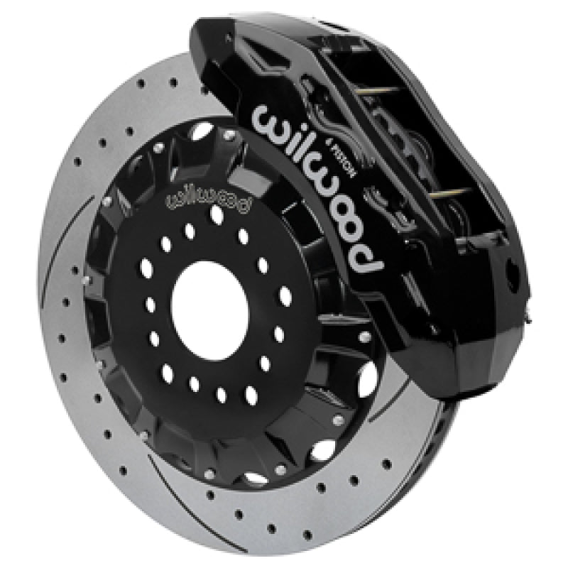 Wilwood 140-18123-D 63-70 fits Chevy C10 TX6R Front Kit w/ 16in SRP Rotors & Lines - Blk