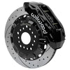 Wilwood 140-18123-D 63-70 fits Chevy C10 TX6R Front Kit w/ 16in SRP Rotors & Lines - Blk