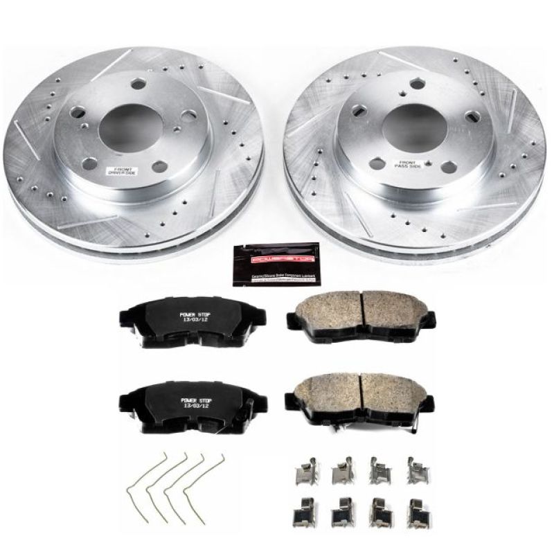 PowerStop K1052 fits Toyota 92-01 Camry Front Z23 Evolution Sport Brake Kit
