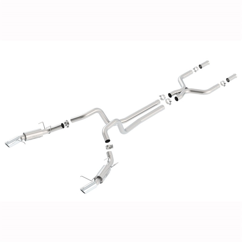 fits Ford 11-14 Racing M-5230-MGTCA30 20 Mustang GT & 2011-12 GT500 3-inch Exhaust System