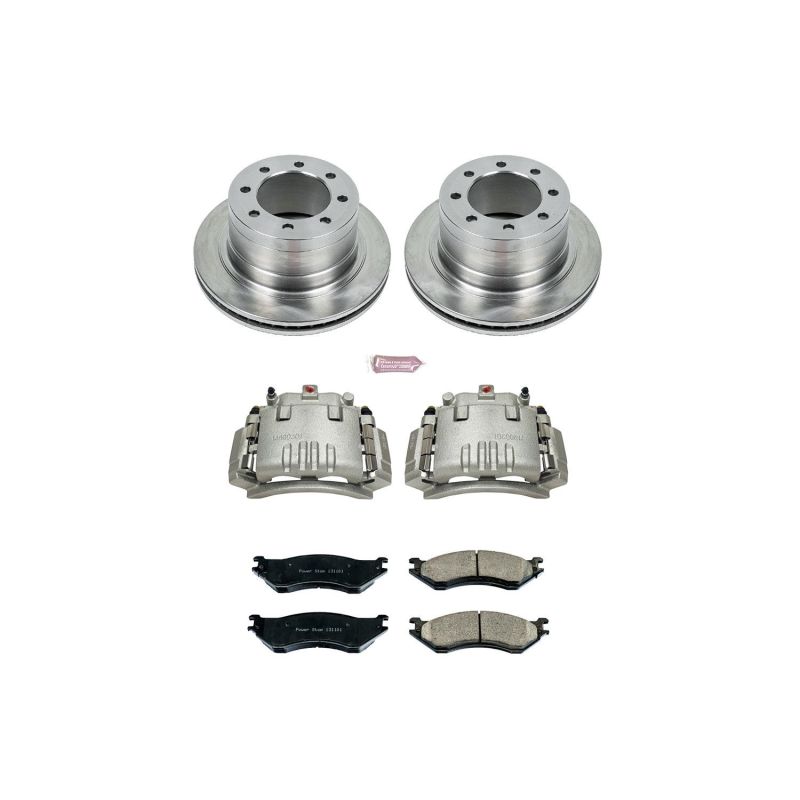 Power Stop KCOE5490 03-08 fits Dodge Ram 3500 Rear Autospecialty Kit w/Cals