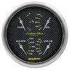 AutoMeter 4810 Autometer Carbon Fiber Quad Gauge 5in. 240Ohm (E) - 33Ohm (F) Electric