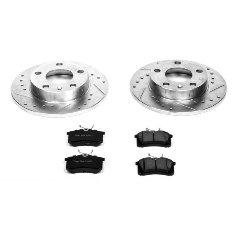PowerStop K3129 fits Audi 02-06 A4 Rear Z23 Evolution Sport Brake Kit