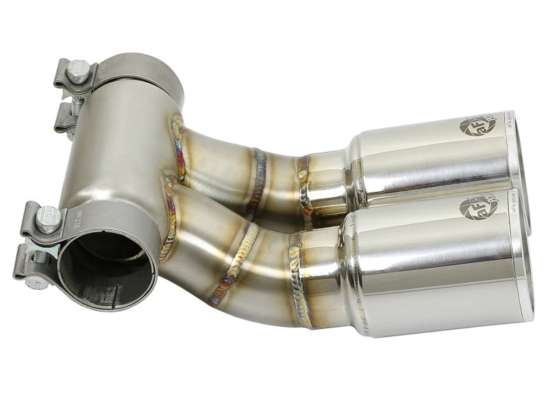 AFE 49C36413-P 13-14 fits Porsche Cayman S / Boxster S Polish Exhaust Tip Upgra