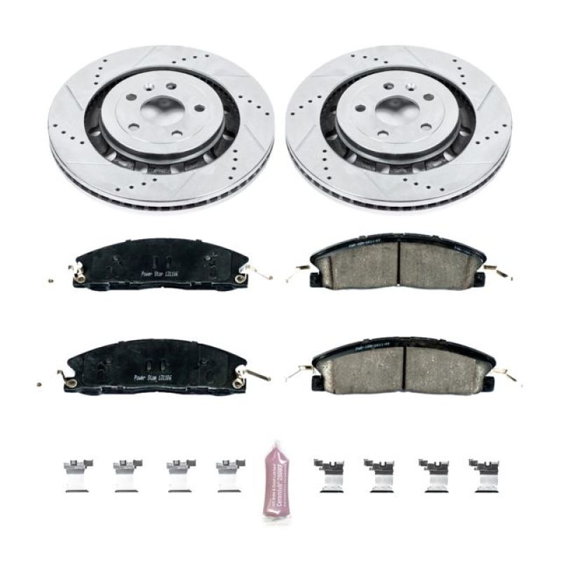 PowerStop K6374 fits Ford 13-19 Explorer Front Z23 Evolution Sport Brake Kit