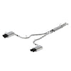 fits Ford 20-23 Racing M-5200-ESTB Explorer ST Sport Cat-Back Exhaust System Dual Rear Exit w/Black Tips