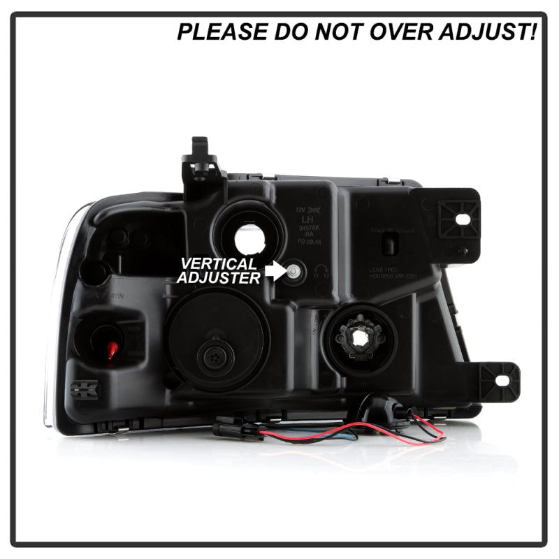 Spyder 5088161 fits Ford 04-08 F-150 High-Power LED Headlights - Black PRO-YD-F