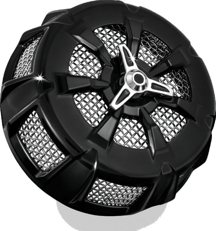 Kuryakyn 9438 Kuryakyn Alley Cat Air Cleaner Cover Screamin Eagle Stage 1 Kits Gloss Black