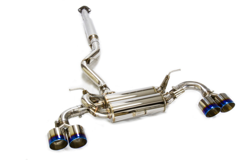 MXP MXSPFT86TRD 2017+ Toyota 86 TRD / 2013+ fits Subaru BRZ 69.3mm T304 Quad SP Exhaust System