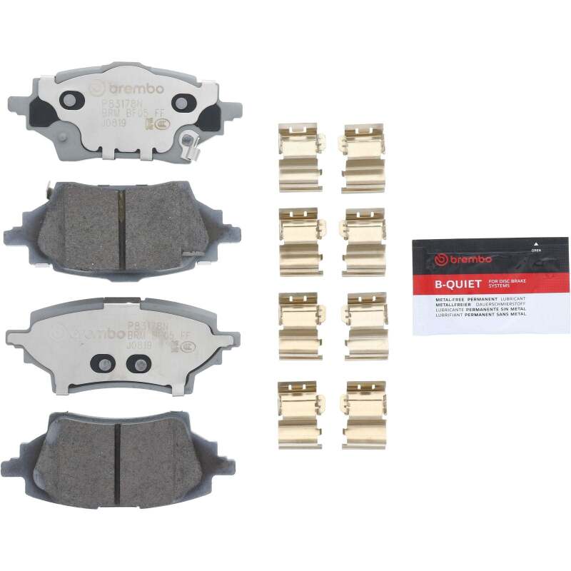 Brembo OE P83178N 20-22 fits Toyota C-HR PRIME Ceramic Brake Pad - Rear