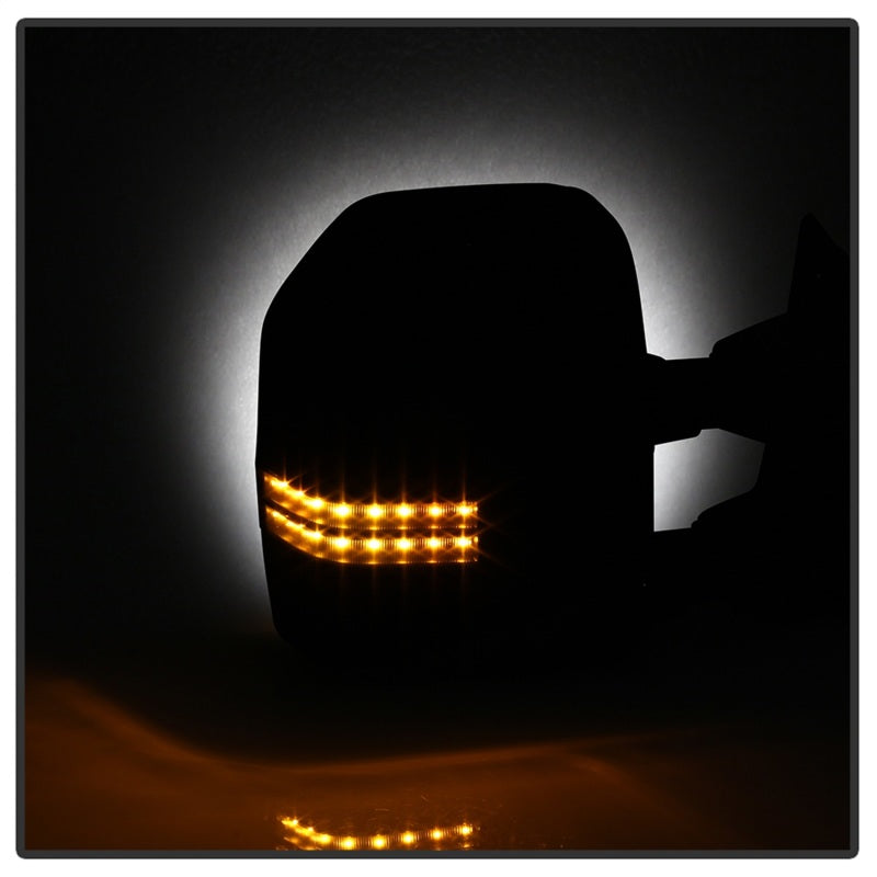 xTune 9943119 08-15 fits Ford Super Duty LED Telescoping Manual Mirrors - Smk (