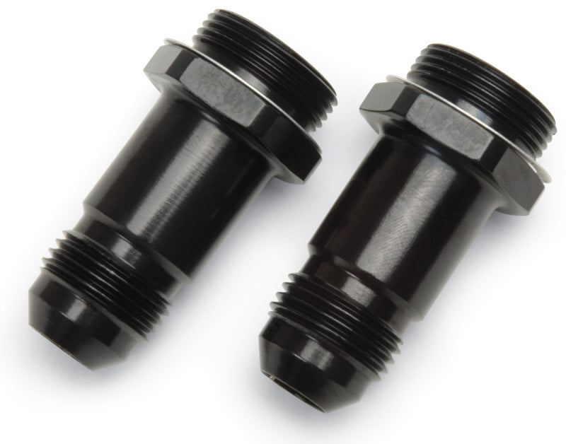 Russell 640213 Performance -8 AN Carb Adapter Fittings (2 pcs.) (Black)