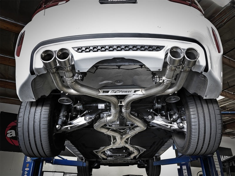 AFE 49-36342-P orce-Xp 3.5in. 304 SS C/B Exhaust w/o Muffler 15-18 fits BMW X5