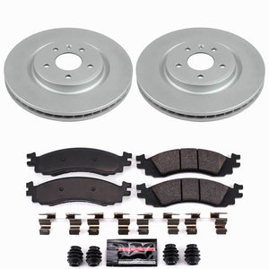 Power Stop 2010 Ford Taurus Front Z23 Coated Brake Kit