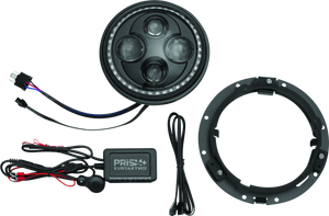 Kuryakyn Orbit Prism 7inch LED Headlight V2