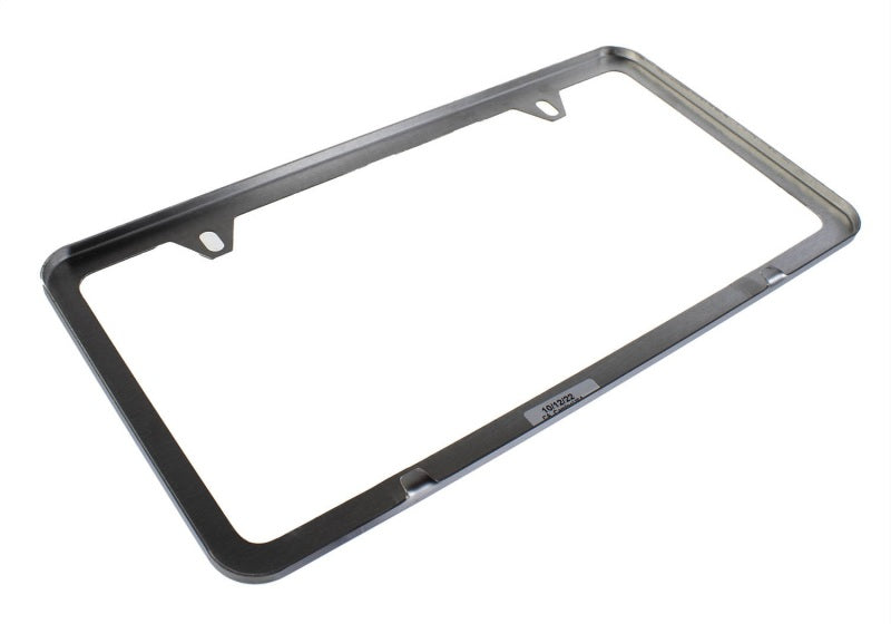 fits Ford Racing M-1828-SSC Slim License Plate Frame - Brushed Stainless Steel