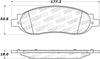 Stoptech 308.1068 Street Brake Pads