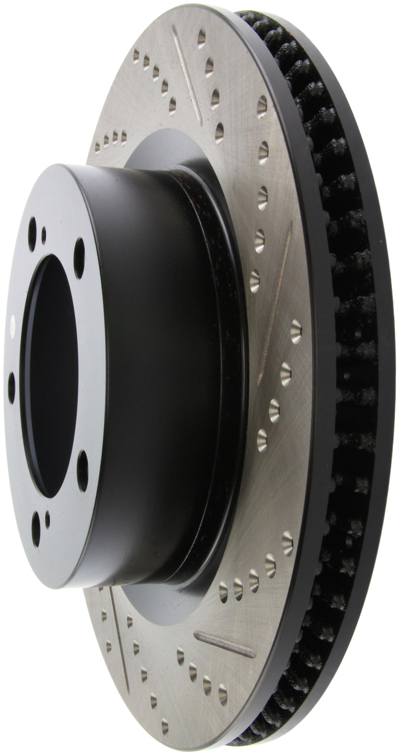 Stoptech 127.44162L Slotted & Drilled Sport Brake Rotor