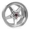 Race Star 92-795152DP 92 Drag Star 17x9.50 5x4.50bc 6.13bs Direct Drill Polished Wheel