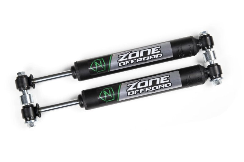 Zone Offroad ZON7250 2013 fits Ram 3500 Dual Steering Stabilizer - Black