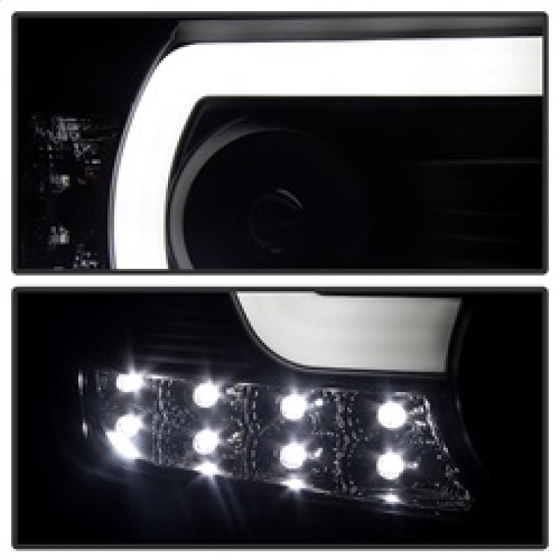 Spyder 5080523 fits GMC 14-16 Sierra Projector Headlights Light Bar DRL Black P