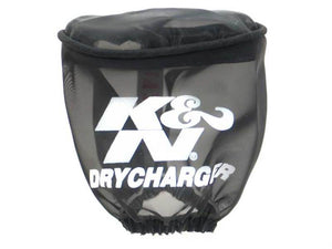 K&N Engineering RC-1820DK K&N Drycharger Air Filter Wrap - Oval Straight - Black
