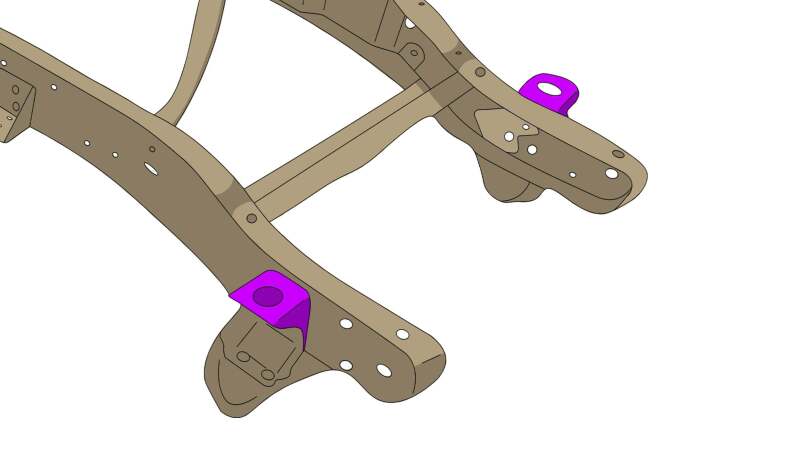 RustBuster RB7373 Rust Buster 81-87 fits Chevy C/K10 Core Support Mount